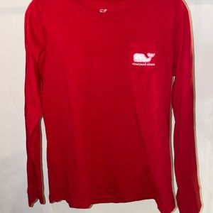 Vineyard Vines- Red Long Sleeve